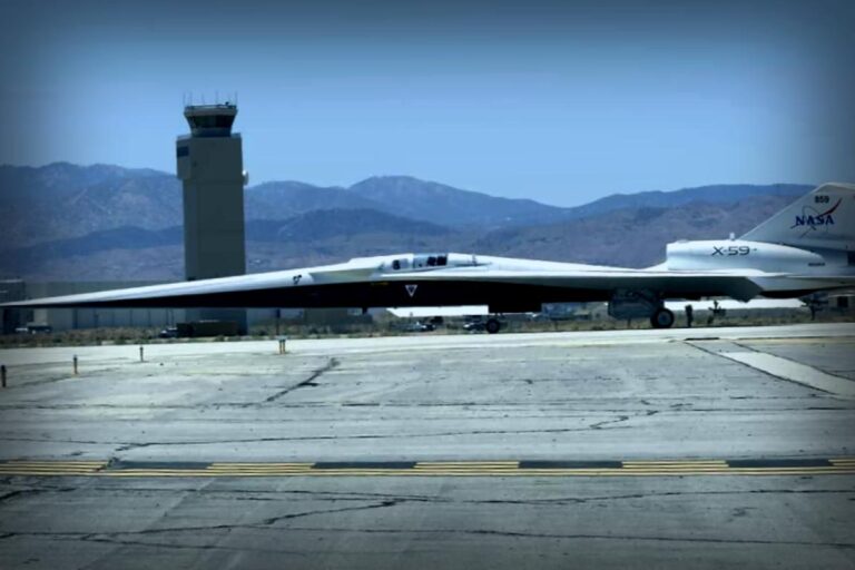 Die NASA-X-59 hebt ab: Erstflug des geräuschlosen Überschall-Flugzeugs
