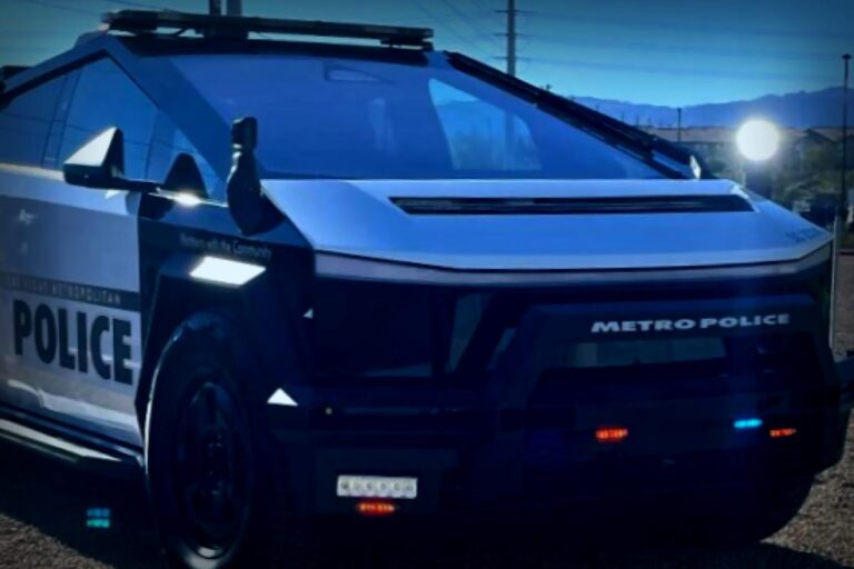 Cybertrucks als Polizeiautos: Spott und Kritik für die Las Vegas Polizei
