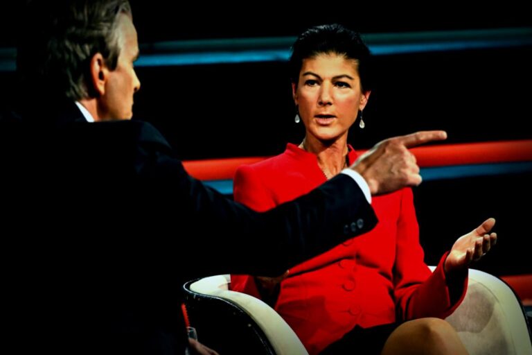 Sahra Wagenknecht fordert Markus Lanz heraus: „Hören Sie auf!“