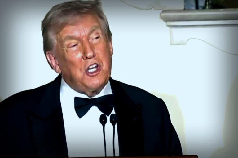 Trump betont in skurriler Rede seine Rolle als ‚europäischer Führer‘