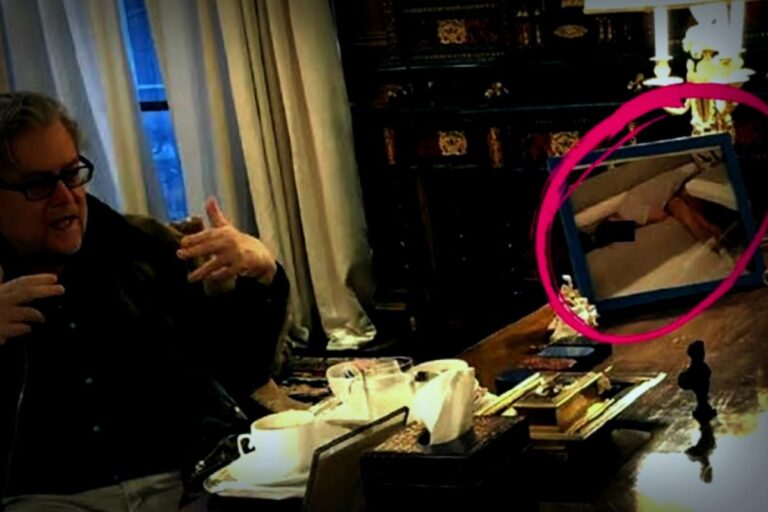 Schockierende Enthüllungen auf Epstein-Foto: Bannon und ein verstörendes Bild