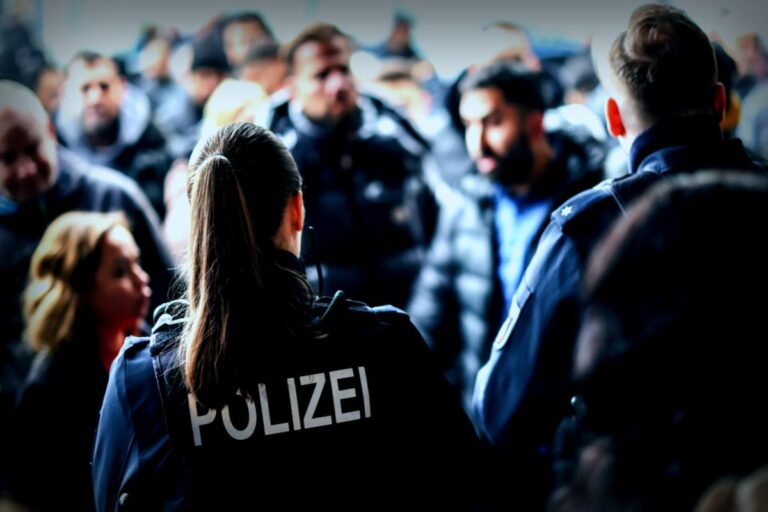 Unruhen nach Einbruch in Gelsenkirchener Sparkasse – Polizei räumt Bankvorraum